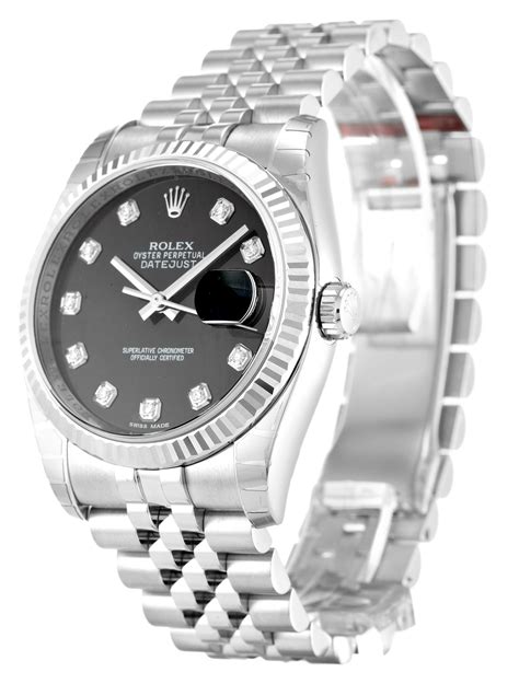 fake rolex datejust 36 diamond dial|rolex diamond datejust 36mm men's.